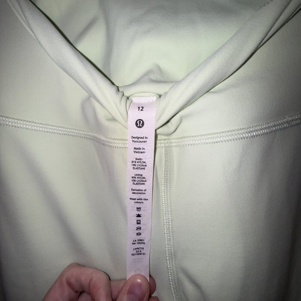 NWT Lululemon Align High-Rise Pant 28" in Kohirabi Green, SZ 12 - Picture 5 of 6